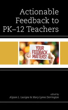 portada Actionable Feedback to PK-12 Teachers (en Inglés)