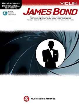 portada James Bond: Violin Book & Online Audio (Hal Leonard Instrumental Play-Along)