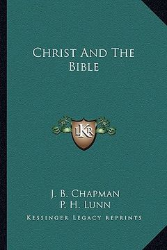 portada christ and the bible (in English)