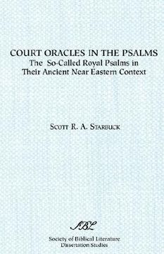 portada court oracles in the psalms (en Inglés)