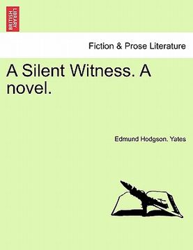 portada a silent witness. a novel. (en Inglés)