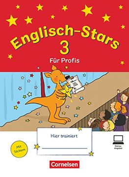portada Englisch-Stars - Allgemeine Ausgabe / 3. Schuljahr - für Profis: Übungsheft. Mit Lösungen im Übungsheft und Audiotracks als Download