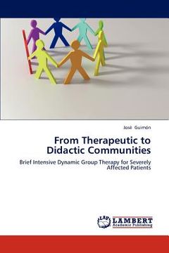 portada from therapeutic to didactic communities (en Inglés)