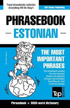 portada English-Estonian phrasebook & 3000-word topical vocabulary