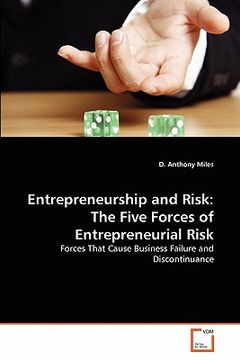 portada entrepreneurship and risk: the five forces of entrepreneurial risk (en Inglés)
