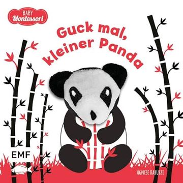 portada Kontrastbuch für Babys: Guck Mal, Kleiner Panda: Fingerpuppenbuch zur Spielerischen Förderung des Seh- und Wahrnehmungsvermögens von Babys und Kleinkindern Nach Montessori (en Alemán)