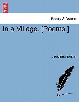 portada in a village. [poems.] (en Inglés)