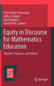 portada Equity in Discourse for Mathematics Education: Theories, Practices, and Policies: 55 (Mathematics Education Library) (in English)