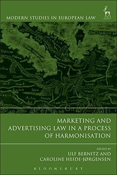 portada Marketing and Advertising law in a Process of Harmonisation (Modern Studies in European Law) (en Inglés)