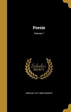 portada Poesie; Volume 1 (en Italiano)