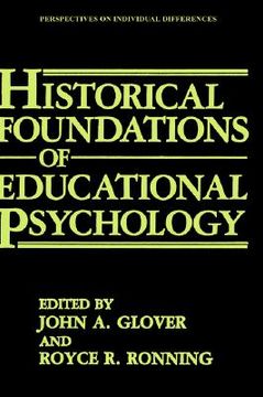 portada Historical Foundations of Educational Psychology (en Inglés)