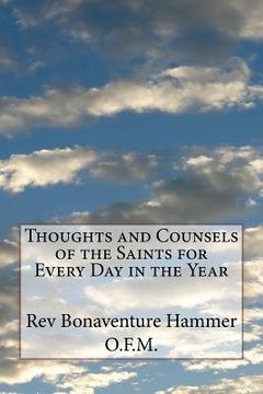 portada Thoughts and Counsels of the Saints for Every Day in the Year (en Inglés)
