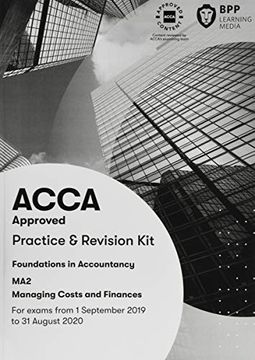 portada Fia Managing Costs and Finances Ma2: Practice and Revision kit (en Inglés)
