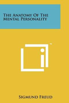 portada the anatomy of the mental personality (en Inglés)