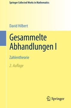 portada Gesammelte Abhandlungen i: Zahlentheorie: 1 (Springer Collected Works in Mathematics) 