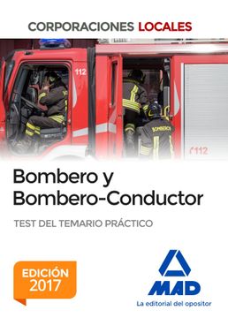 portada Bombero y Bombero-Conductor. Test del Temario Práctico