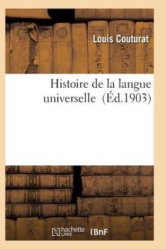 portada Histoire de la Langue Universelle (en Francés)