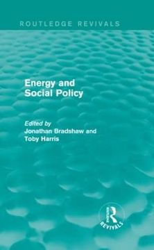 portada Energy and Social Policy (Routledge Revivals) (en Inglés)