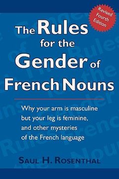 portada the rules for the gender of french nouns: revised fourth edition (in English)