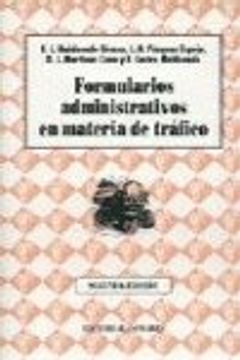portada Formularios Administrativos en Materia de Tráfico. (in Spanish)