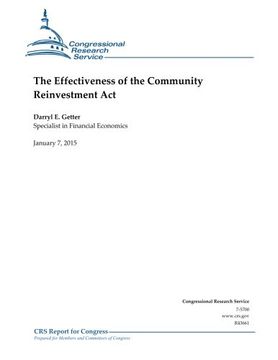portada The Effectiveness of the Community Reinvestment Act (CRS Reports)