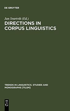 portada Directions in Corpus Linguistics (Trends in Linguistics. Studies and Monographs [Tilsm]) 