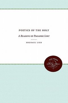 portada poetics of the holy