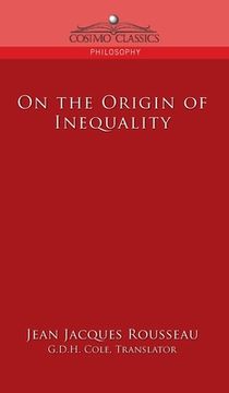 portada On the Origin of Inequality (en Inglés)
