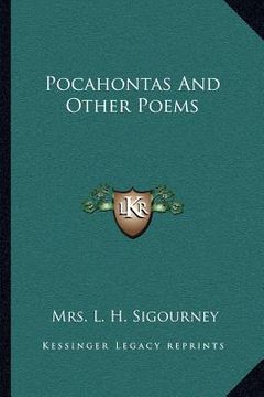 portada pocahontas and other poems