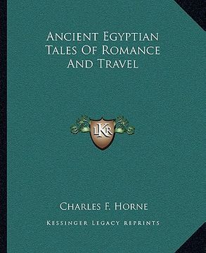 portada ancient egyptian tales of romance and travel (en Inglés)