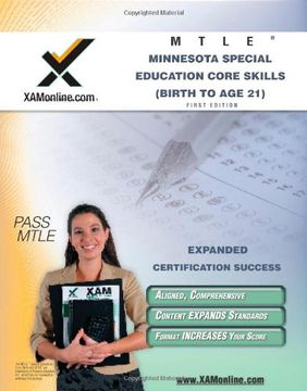 portada Mtle Minnesota Special Education Core Skills (Birth to age 21) Teacher Certification Test Prep Study Guide 
