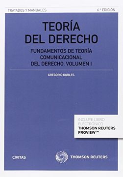portada Teoría Del Derecho I (Manuales Universitarios 2016)