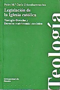 portada Legislacion De La Iglesia Catolica. Teologia - Derecho Y Derecho Matrimonial Canonico
