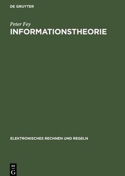 portada Informationstheorie (Elektronisches Rechnen und Regeln) (German Edition) (en Alemán)