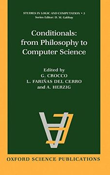 portada Conditionals: From Philosophy to Computer Science (Studies in Logic and Computation) (en Inglés)