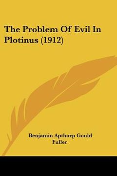 portada the problem of evil in plotinus (1912) (en Inglés)