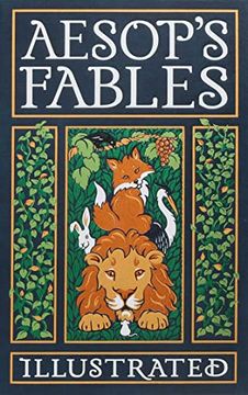 portada Aesop's Fables Illustrated (Leather-Bound Classics) 