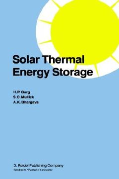 portada solar thermal energy storage (en Inglés)