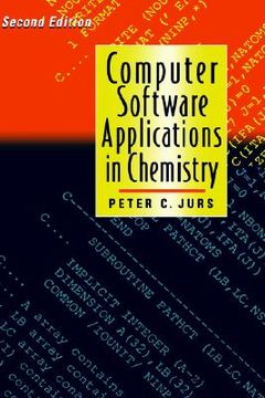 portada computer software applications in chemistry (en Inglés)