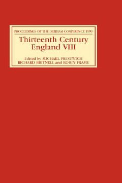 portada thirteenth century england viii: proceedings of the durham conference, 1999 (in English)
