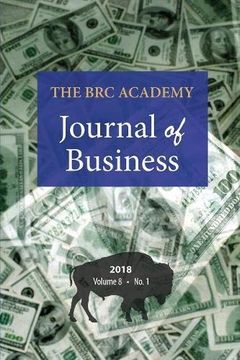 portada The brc Academy Journal of Business, Volume 8 Number 1 (in English)