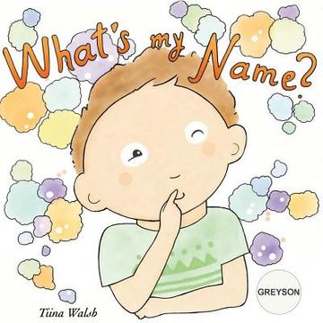 portada What's my name? GREYSON (en Inglés)