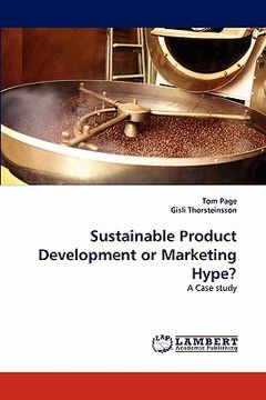 portada sustainable product development or marketing hype? (en Inglés)
