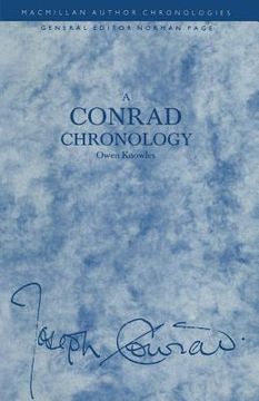 portada A Conrad Chronology (en Inglés)