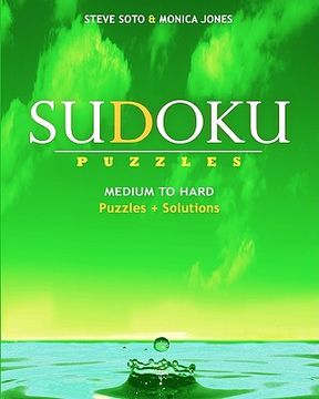 portada sudoku puzzles - medium to hard (in English)