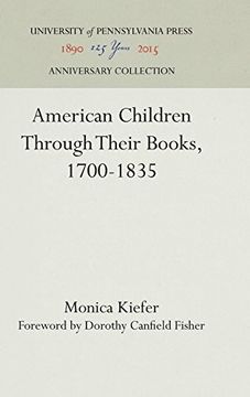 portada American Children Through Their Books, 1700-1835 (in English)
