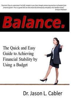 portada Balance: The Quick and Easy Guide to Achieving Financial Stability By Using a Budget (en Inglés)