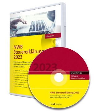 portada Nwb Steuererklaerung 2023 - 2-Platz-Lizenz