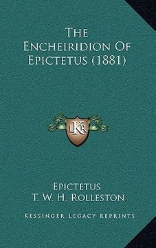 portada the encheiridion of epictetus (1881) (in English)
