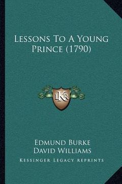 portada lessons to a young prince (1790) (en Inglés)